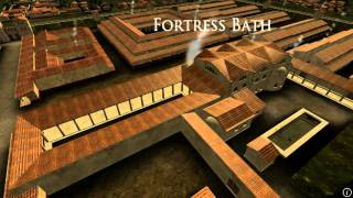 Animation of ancient Roman Fort in Caerleon Wales [upl. by Oiligriv428]