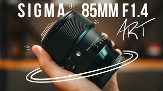 The NEW SMALLER Sigma 85mm 14 Art for Sony E [upl. by Noiwtna984]