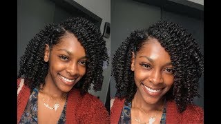 BRAIDOUT TUTORIAL  TALIAH WAAJID APPLE AND ALOE LINE NATURAL HAIR [upl. by Ahsuatal547]