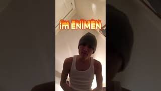 epic rap battles of history eminem vs slenderman Read Pinned Comment [upl. by Lenahtan]