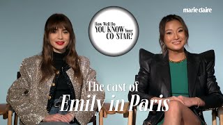 The Cast of Emily in Paris Play How Well Do You Know Your CoStar  Marie Claire [upl. by Mat]