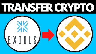 How To Transfer Crypto From Exodus Wallet To Binance Exchange 2021 [upl. by Etam]