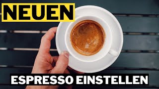 Wie Siebträger einstellen mit NEUEM Espresso Schritt für Schritt Anleitung [upl. by Melanie]