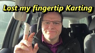 Severed finger in Karting Crash [upl. by Anwahs]