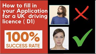 How to fill in your Application for a UK driving license  D1 [upl. by Nnaeed]