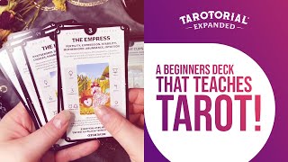 A Beginners Tarot Deck That TEACHES YOU to Read Tarot [upl. by Wina]