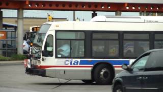 CTA Transit Bus 2000 NovaLFS Route 59 Bus 6596 at Midway Airport Terminal [upl. by Attiuqahs120]