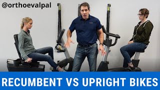 Recumbent vs Upright Stationary Bikes Pros amp Cons [upl. by Eilatan649]