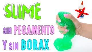 PROBANDO SLIME SIN PEGAMENTO Y SIN BORAX [upl. by Ad]