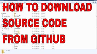 How to download project from Github  Download from Github  Github github [upl. by Elram]