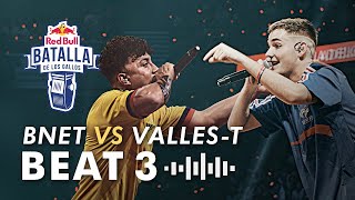 BNET vs VALLEST  BEAT 3 TURQUESA de ALCAZONE [upl. by Akemit]