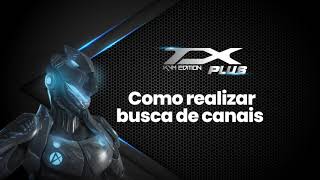 TX PLUS  COMO REALIZAR BUSCA DE CANAIS [upl. by Thacher]