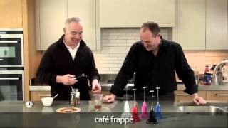 How to make a frappé coffee using an aerolatte milk frother [upl. by Jehius]