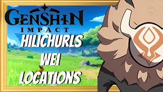 All Unusual Hilichurls Locations in Genshin Impact  Hilichurls Wei Achievement [upl. by Zeidman]