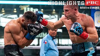 Butaev vs Stanionis HIGHLIGHTS April 16 2022  PBC on Showtime [upl. by Akived295]