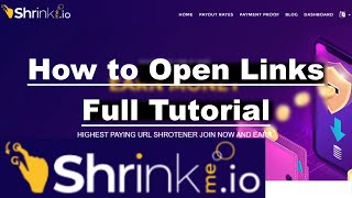 How to Open shrinkmeio Links  In Smartphone amp Desktop Full Tutorial [upl. by Pam]