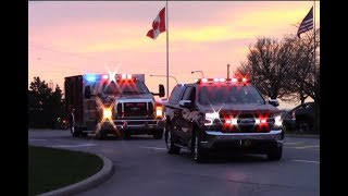 LIGHT UP THE NIGHT  BUFFALO NY 2020  100 Emergency Vehicle Parade [upl. by Alfi]