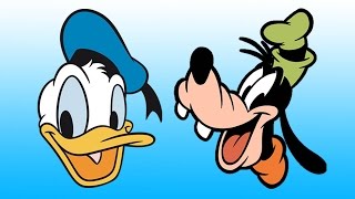 Disney and friends cartoons  Donald Mickey Pluto Goofy [upl. by Alexi]