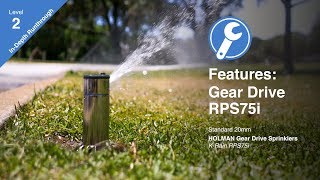 Features of the KRain RPS75i Gear Drive Sprinkler [upl. by Jorgan765]