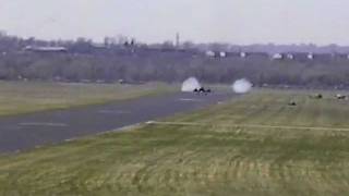 SR71 landing at AF Museum Dayton OH2wmv [upl. by Egduj]