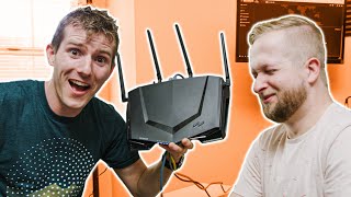 Upgrading our WORST Wifi Setup  NETGEAR Nighthawk Pro Gaming Router Showcase [upl. by Yecats820]