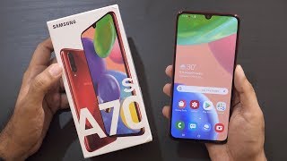 Samsung Galaxy A70s Unboxing amp Overview [upl. by Norak]