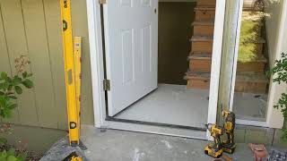 Jeld Wen Front Door Installation  Really crappy products and craftsmanship PART 1 [upl. by Izy]