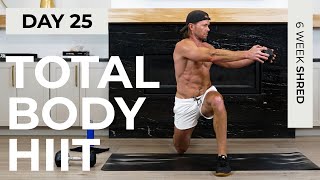 Day 25 45 Min ULTIMATE FULL BODY Dumbbell HIIT Workout  6WS1 [upl. by Karina]