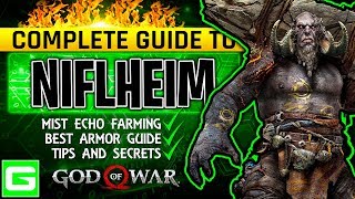 God of War Complete Guide to Niflheim  How to Get the Best Armor amp Fully Upgrade It  GOW 2018 [upl. by Valentijn72]