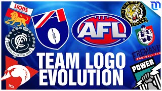 AFL Team Logo History 1976  2021 [upl. by Oniluap186]