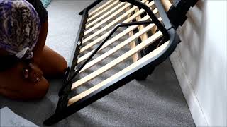 HOW TO PUT TOGETHER AN IKEA LYCKSELE 2 SEATER SOFA BED DIY [upl. by Neelrihs213]