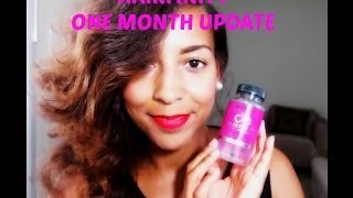 Hairfinity  One Month Update  Length Check [upl. by Neumann836]