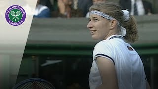 Steffi Graf answers marriage proposal at Wimbledon [upl. by Lucius]