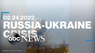 RussiaUkraine Crisis February 24 2022 [upl. by Udenihc]