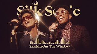 Bruno Mars Anderson Paak Silk Sonic  Smokin Out The Window Live Studio Version [upl. by Moorish975]