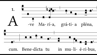 Ave Maria  Gregorian Chant [upl. by Amihsat]