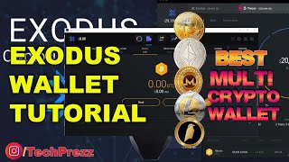 How to use Exodus Wallet on Windows 10 PC  Exodus Crypto Wallet Tutorial 2021 [upl. by Franckot]