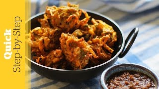 How To Make Vegetable Pakora  Easy Indian Starter Recipe  Quick StepByStep Version [upl. by Curkell292]