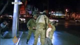 Mexican marine familys killing tied to death of cartel leader  23 Dec 09 [upl. by Friedberg290]