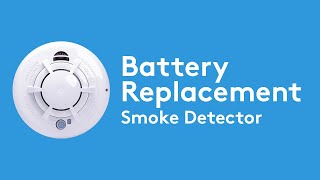 How to Change the Battery in your Smoke Detector  ADT [upl. by Shing]