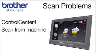 Fix scan problems with ControlCenter4 – from machine [upl. by Savick]