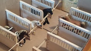 How to make Schleich  Breyer Horse Stall Dividers for a Box Barn [upl. by Leslie]