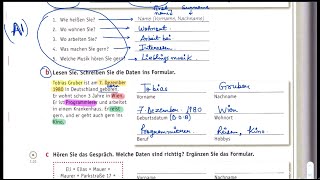 Lecture 9 Netzwerk A1 Chapter 2 Arbeitsbuch German Language A1 SelfStudy [upl. by Cordle]