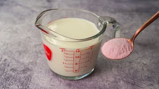 Dessert With Just 2 Ingredients  Mix Jelly Powder With Evaporated Milk And It Tasted Incredible [upl. by Herold]