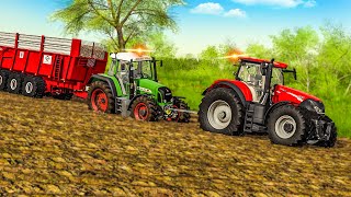 Dépannage du Fendt 800 TMS dans la boue  RôlePlay  Farming Simulator 19 [upl. by Mccall]