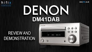 Denon DM41DAB Mini System Review and Demonstration [upl. by Tiga998]