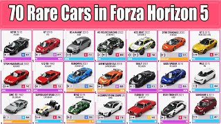 List 70 Rare Cars in Forza Horizon 5 [upl. by Ronni]