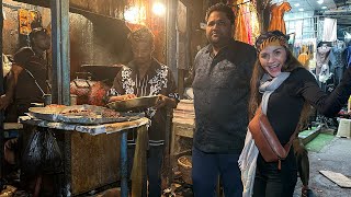 🇮🇳Eating INDIAN STREET FOOD with LOCALS  Foreigner in SOUTH INDIA [upl. by Porta]