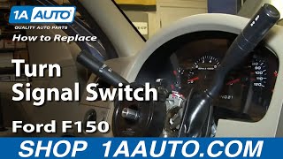 How To Replace Turn Signal Switch 0408 Ford F150 [upl. by Dagley]