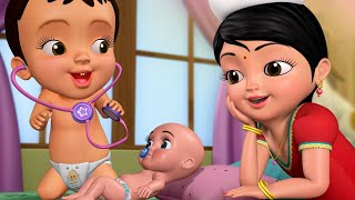 சிட்டியின் டாக்டர் டாக்டர் விளையாட்டு  Chitti Episode  Tamil Rhymes and Kids Shows  Infobells [upl. by Krystin]